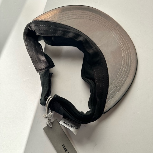 Fear of God Visor Hat Black Lamb Skin Leather - Picture 10 of 10